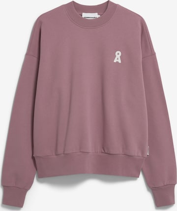 Sweat-shirt 'ALIZAA' ARMEDANGELS en violet : devant