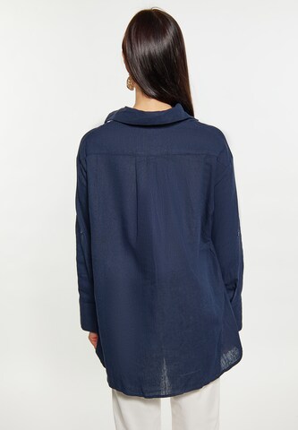 Camicia da donna di usha WHITE LABEL in blu