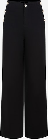 NAF NAF - regular Pantalón 'Flory' en negro: frente