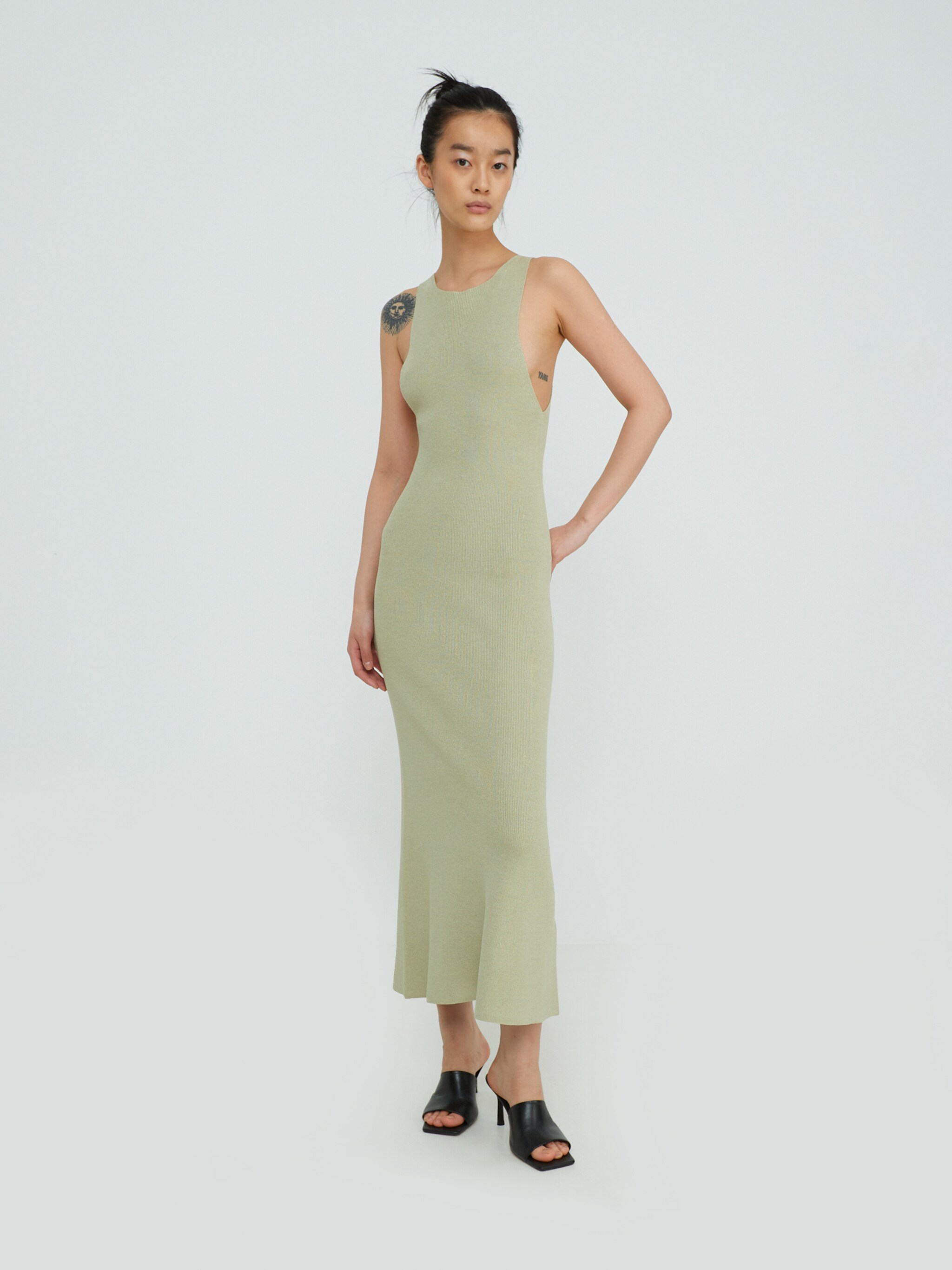 EDITED Producten Jurk 'Leila' Lichtgroen