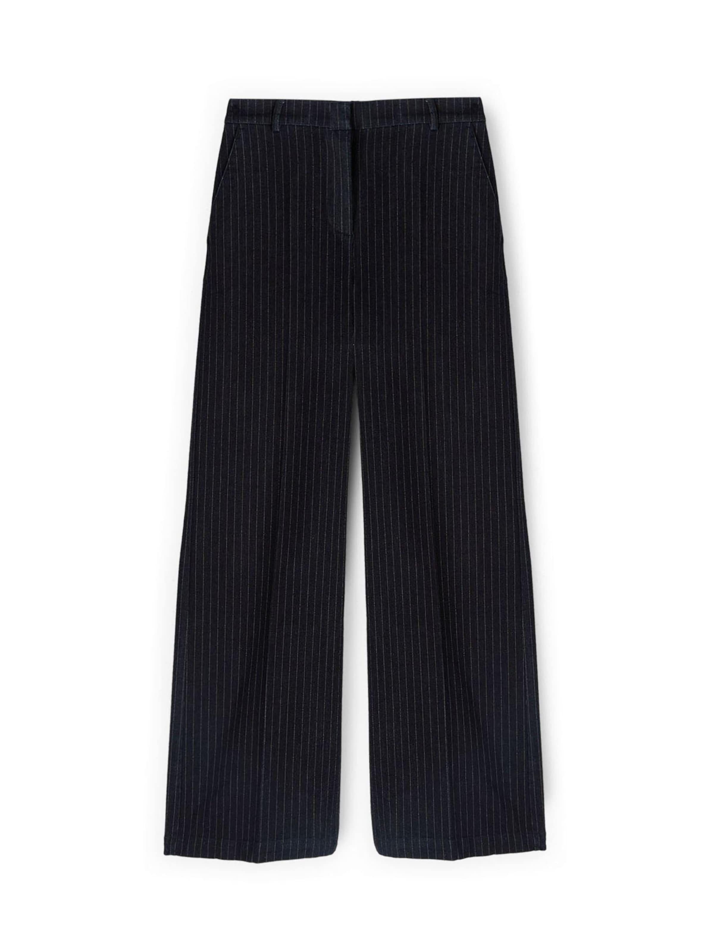 MOTIVI Wide leg Jeans in Blauw: voorkant