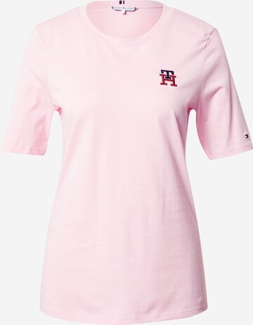 TOMMY HILFIGER - Camisa em rosa: frente