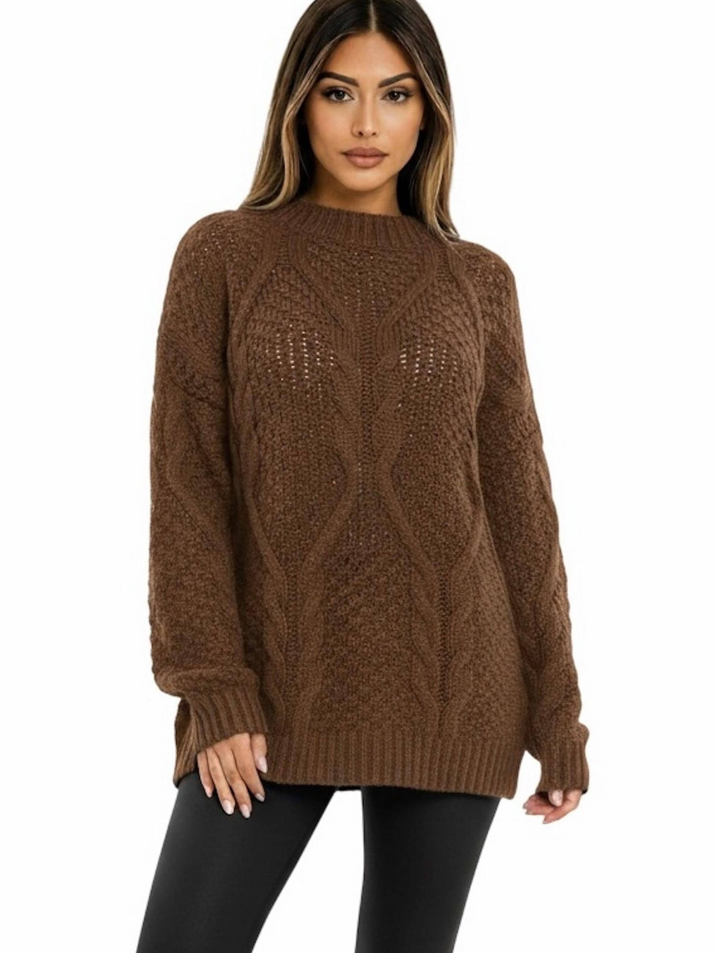Worldclassca Pullover‌‌‌‌‌‌‌‌ in S-L in braun, Produktansicht