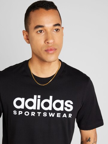 melns ADIDAS SPORTSWEAR Sporta krekls