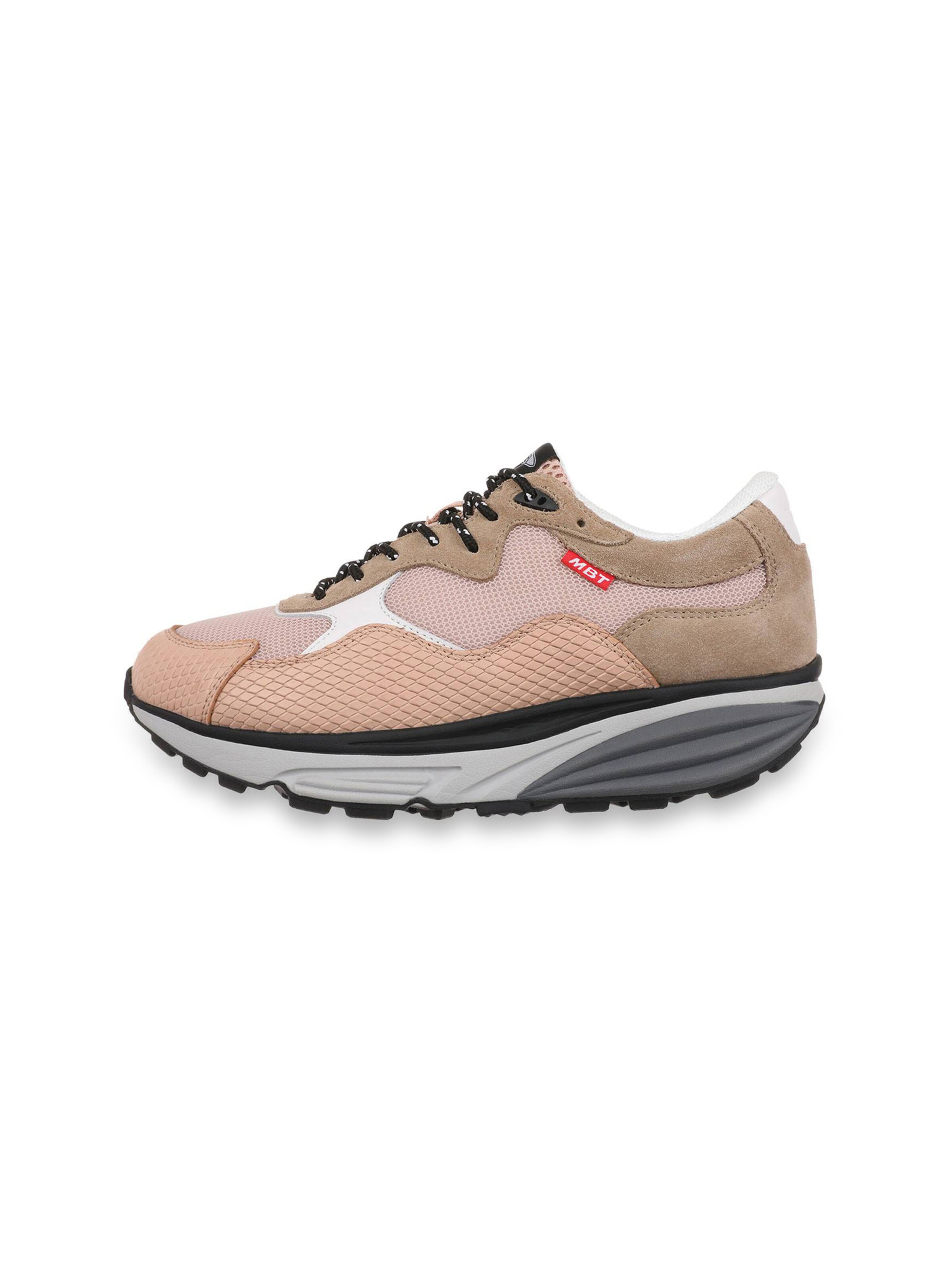 MBT - Sapatilhas slip-on ' NARITA ' em bege: lateral