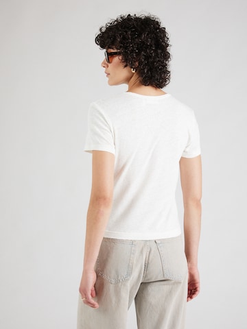 WEEKDAY T-shirt i vit