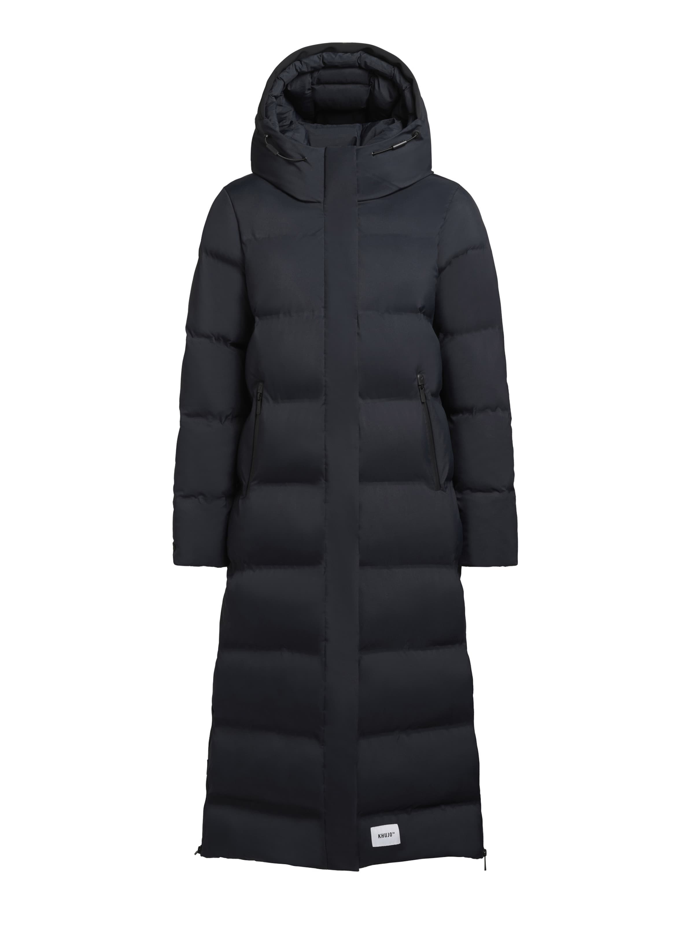 zils khujo Ziemas mētelis: no priekšpuses