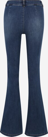 Only Tall Flared Jeans 'WAUW' in Blauw