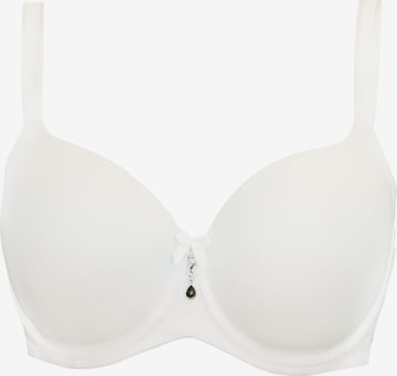 SugarShape T-shirt Bra 'True ' in White: front