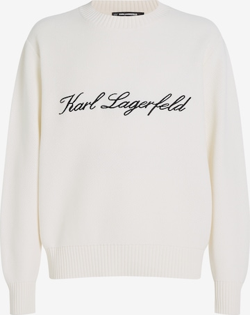 Karl Lagerfeld Neulepaita värissä beige: etupuoli