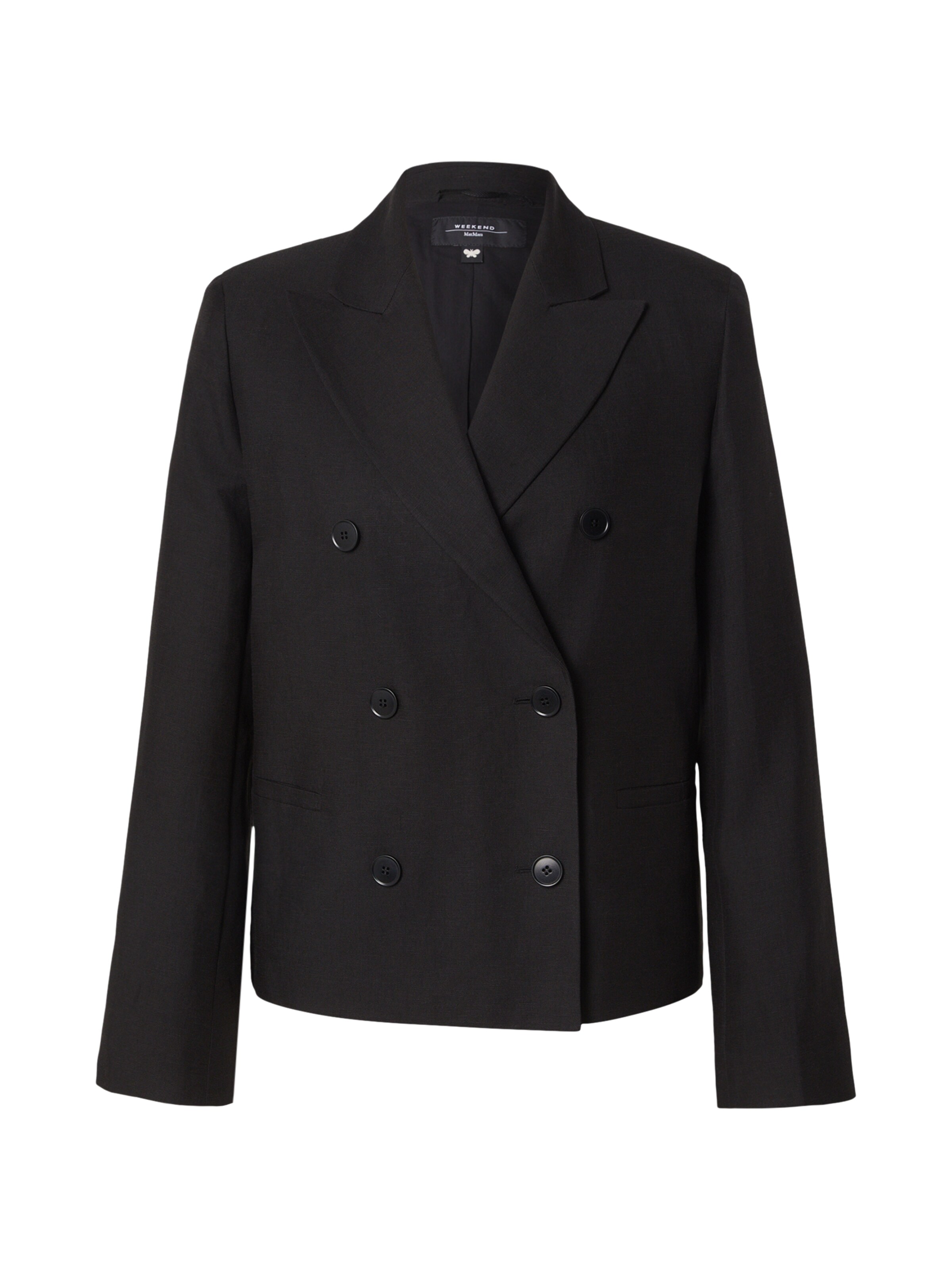 Weekend Max Mara Μπλέιζερ 'NEMBI' σε μαύρο: μπροστά