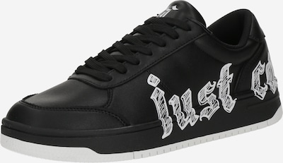 Just Cavalli Matalavartiset tennarit 'FONDO AZULA DIS.5' värissä musta / valkoinen, Tuotenäkymä