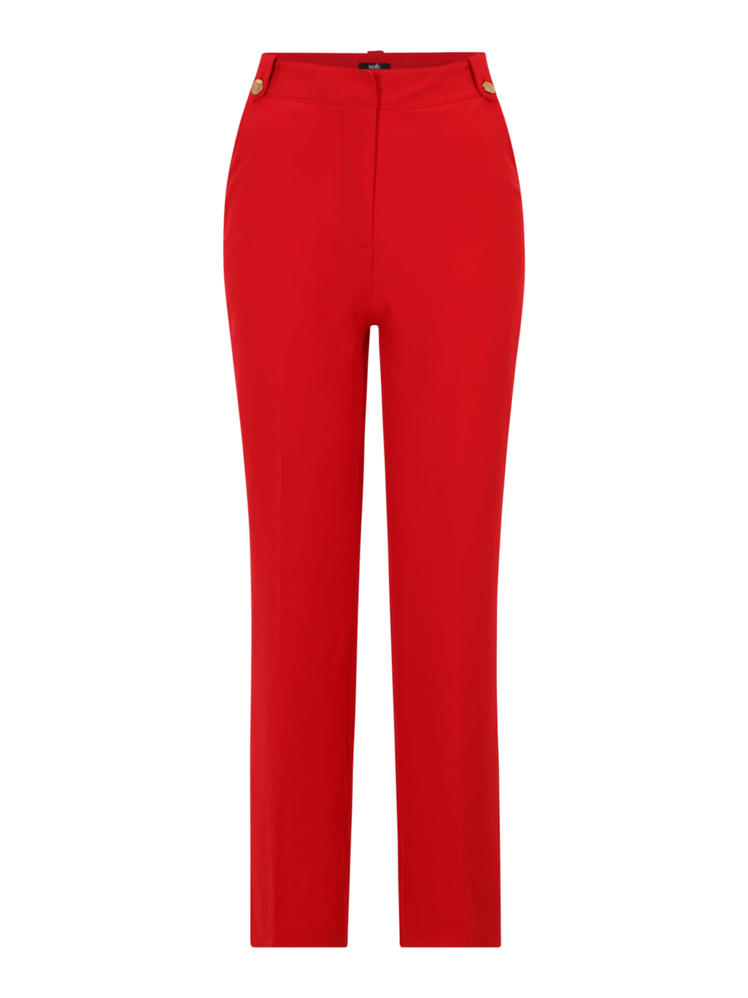 Wallis Petite Loose fit Trousers in Red: front
