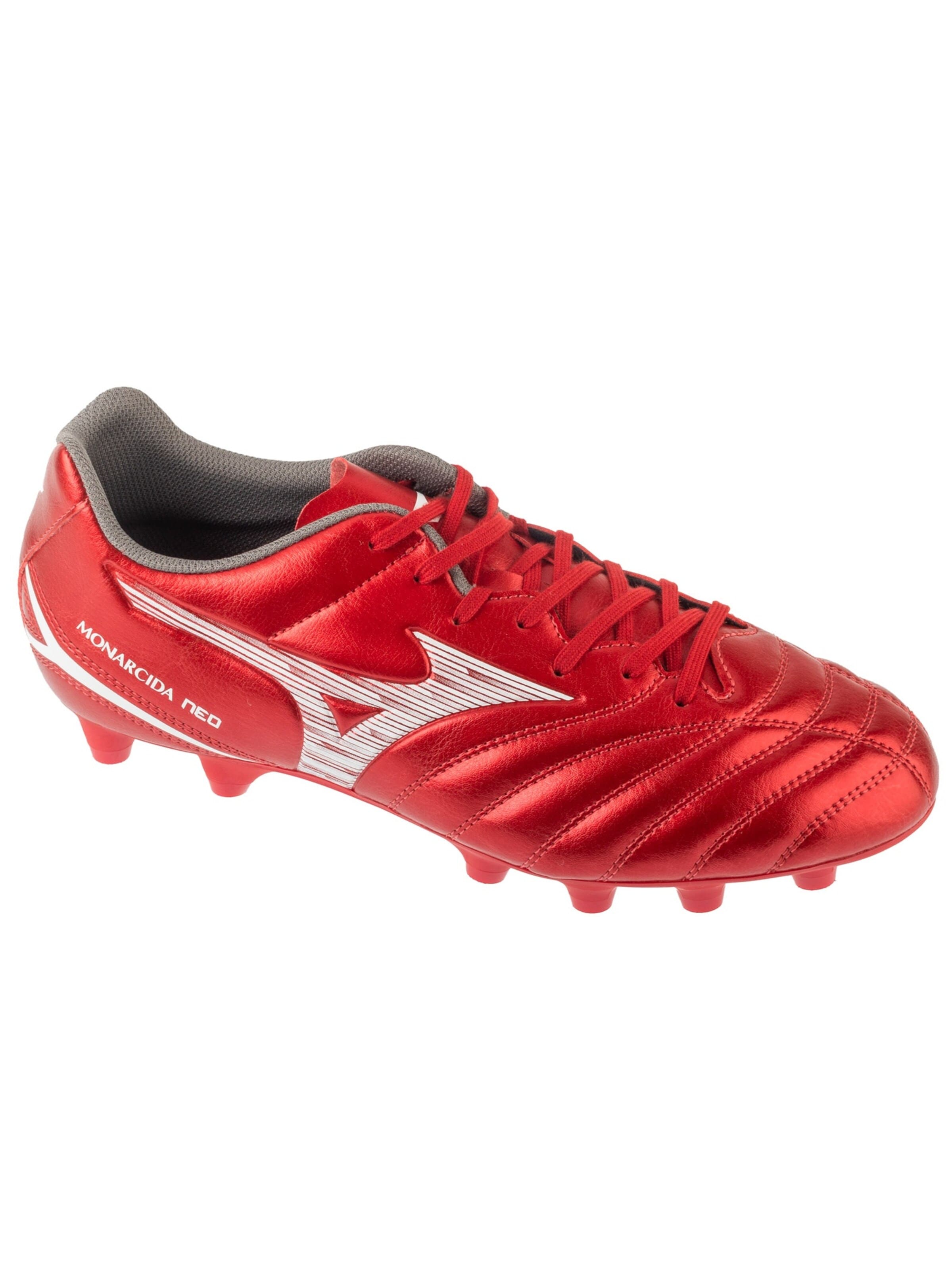 MIZUNO Voetbalschoen 'Mizuno Monarcida Neo III Select FG' in Rood: voorkant