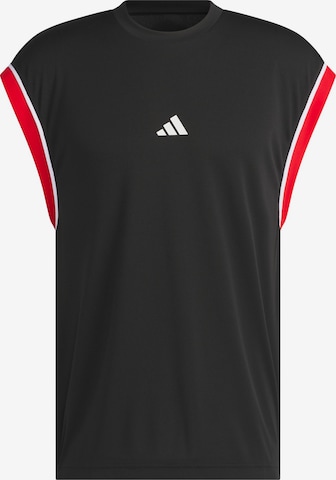 ADIDAS PERFORMANCE Funktionsshirt 'Basketball All-World' in Schwarz: Vorderseite