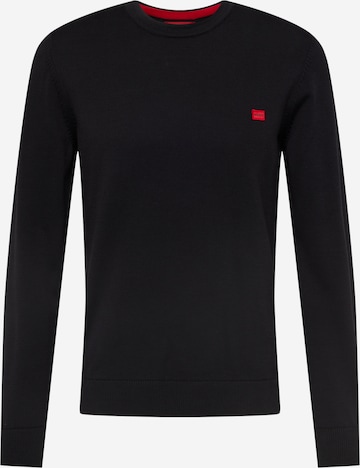 HUGO Red Pullover 'San Cassius' in Schwarz: predná strana