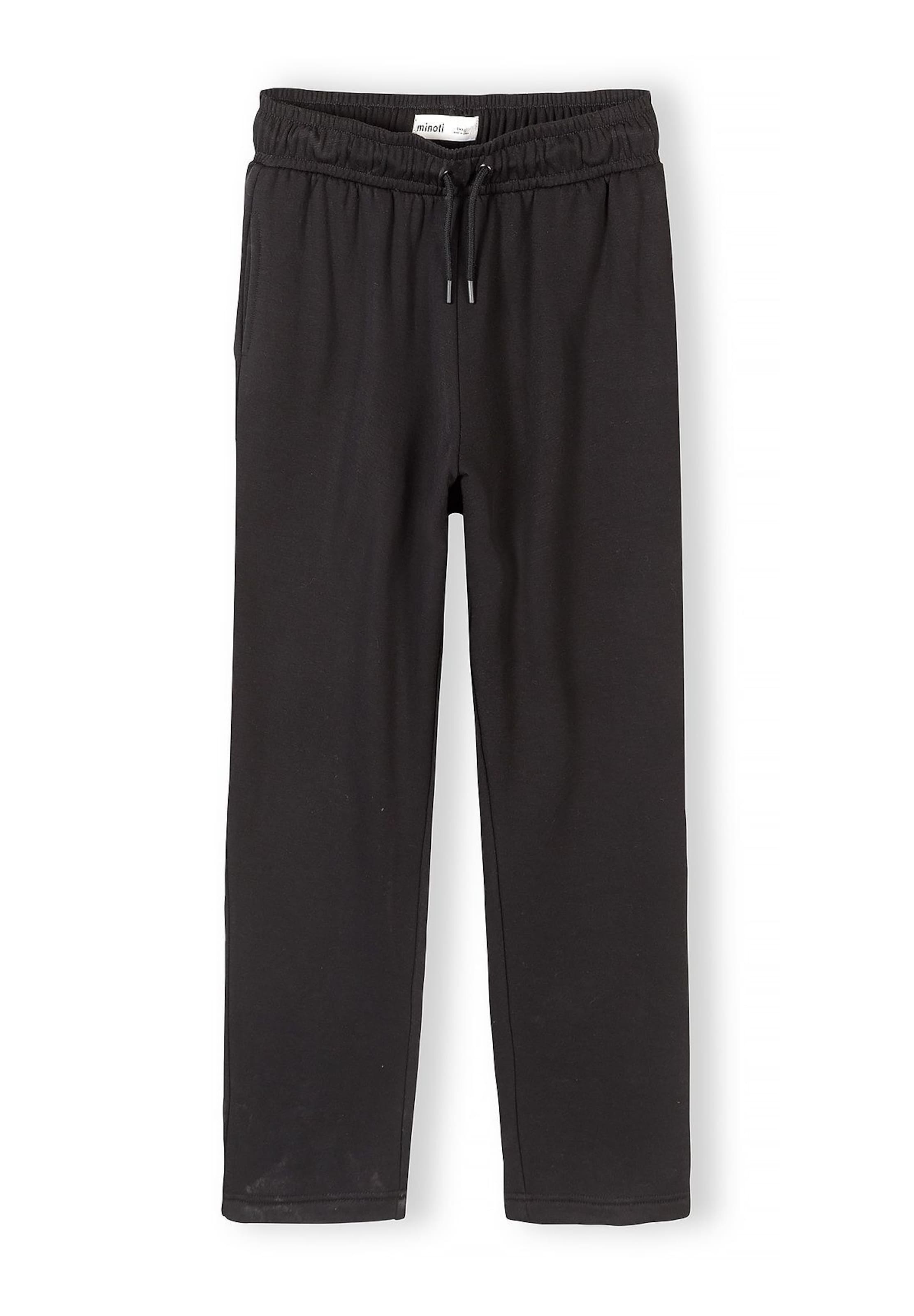 MINOTI Regular Pants in Black: front