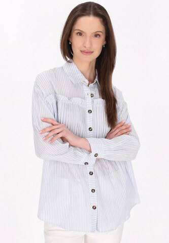 usha BLUE LABEL - Blusa en azul: frente