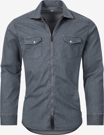 Rock Creek Slim fit Button Up Shirt in Blue: front