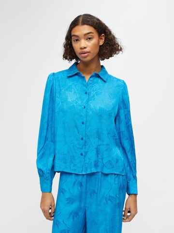 OBJECT Blouse 'Aya' in Blauw: voorkant