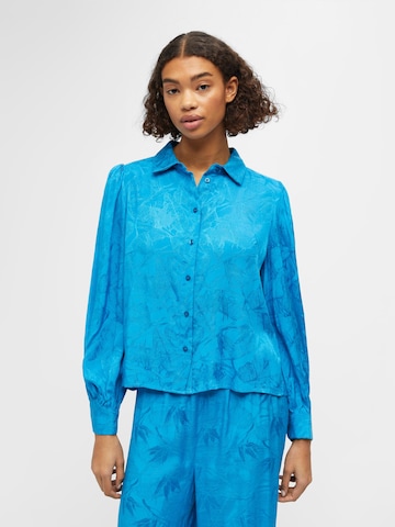 Camicia da donna 'Aya' di OBJECT in blu: frontale