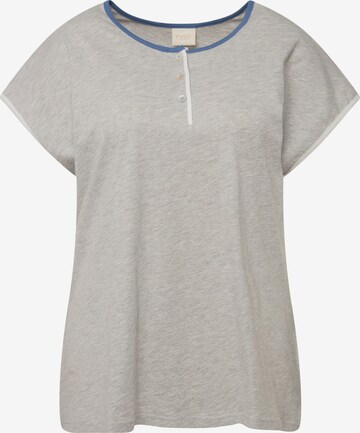 Chemise de nuit Ulla Popken en gris : devant