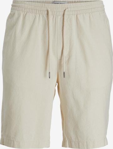 JACK & JONES Regular Pants 'LEO' in Beige: front