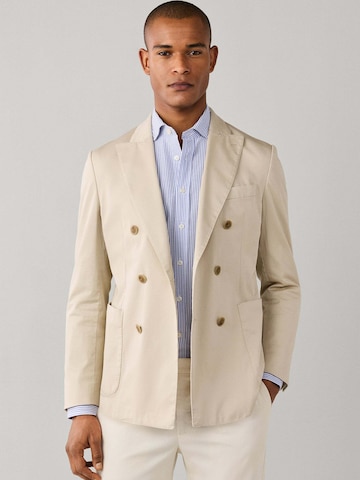 Coupe regular Veste de costume Hackett London en beige