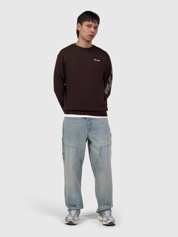 Sweat-shirt Pure Path en marron