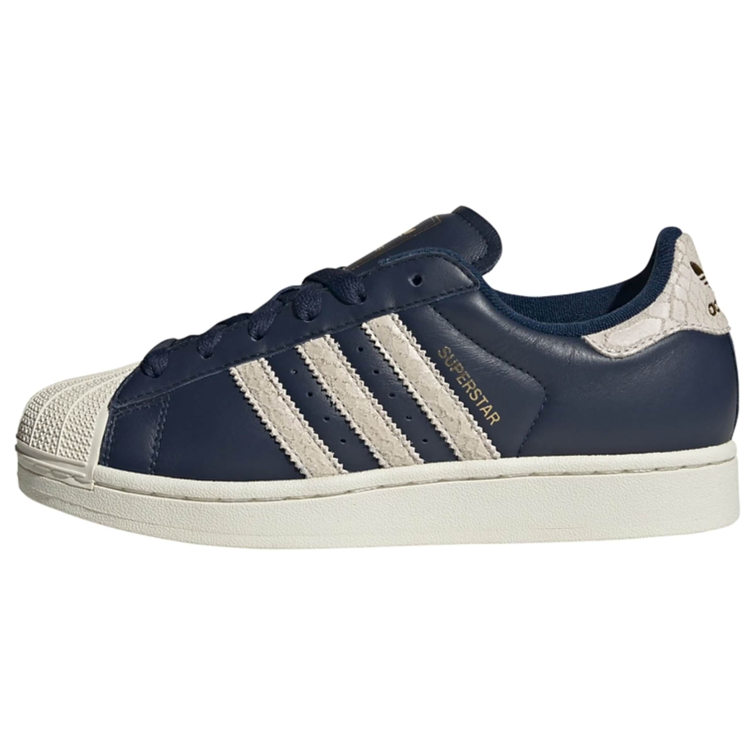 ADIDAS ORIGINALS Platform trainers 'Superstar II' in Blue: front