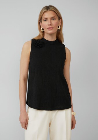 Chemisier s.Oliver BLACK LABEL en noir : devant