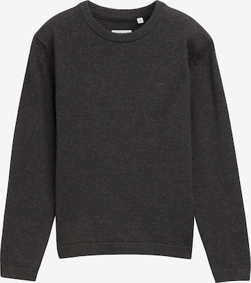 TOM TAILOR Pulóver - fekete: elől