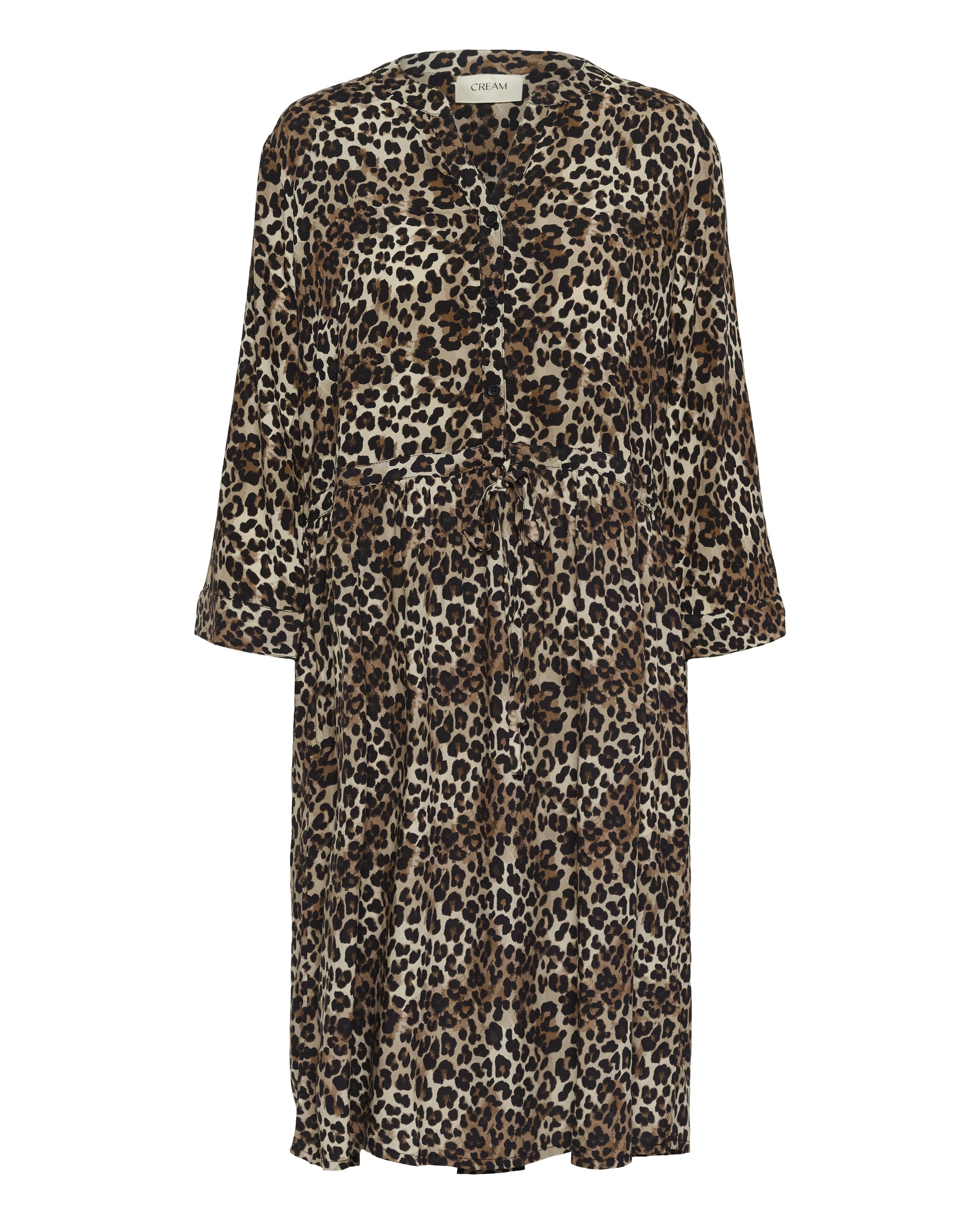 Cream Blusenkleid in beige / braun / schwarz, Produktansicht