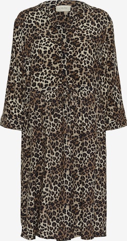 Cream Blousejurk in Bruin: voorkant