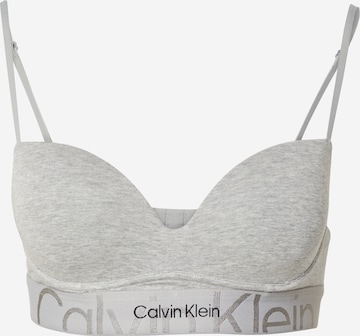 Calvin Klein Underwear Push-up Bra in Grey: front