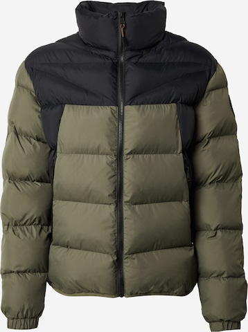 NAPAPIJRI - Casaco de inverno 'A-MOLVENO' em verde: frente