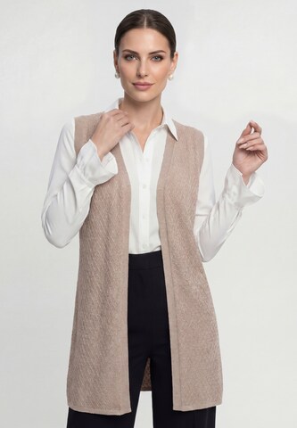 usha BLACK LABEL - Colete de malha 'Classic' em cinzento: frente