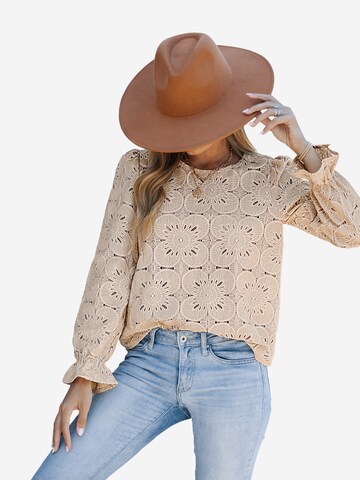 Cupshe Blouse in Beige
