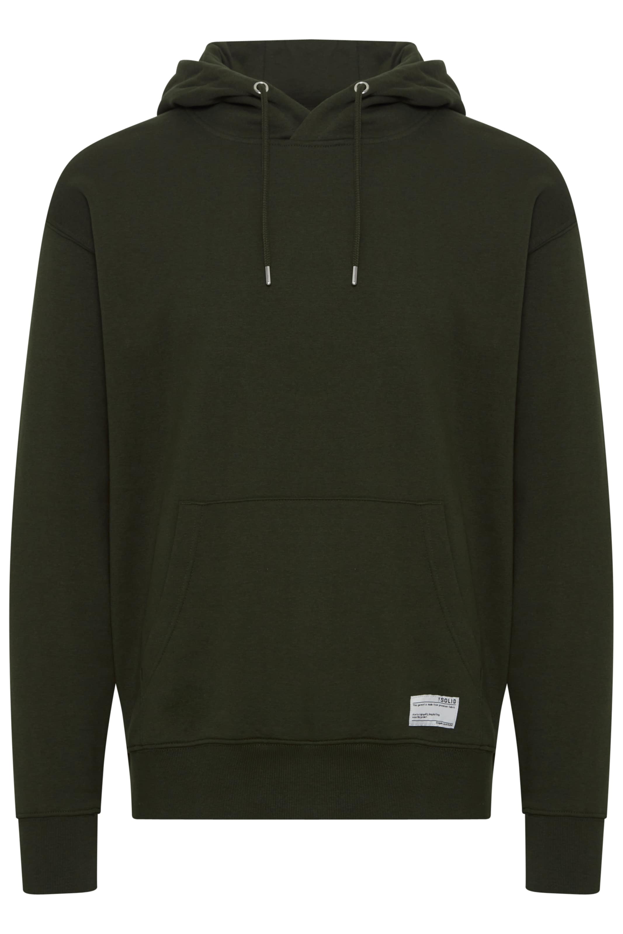Pull-over 'Lenz' !Solid en vert : devant