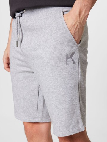 Regular Pantalon Karl Lagerfeld en gris