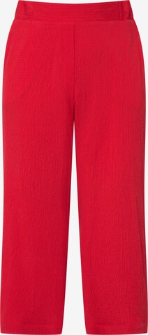 Ulla Popken Loosefit Hose in Rot: predná strana