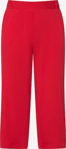 Ulla Popken Loose fit Pants in Red: front