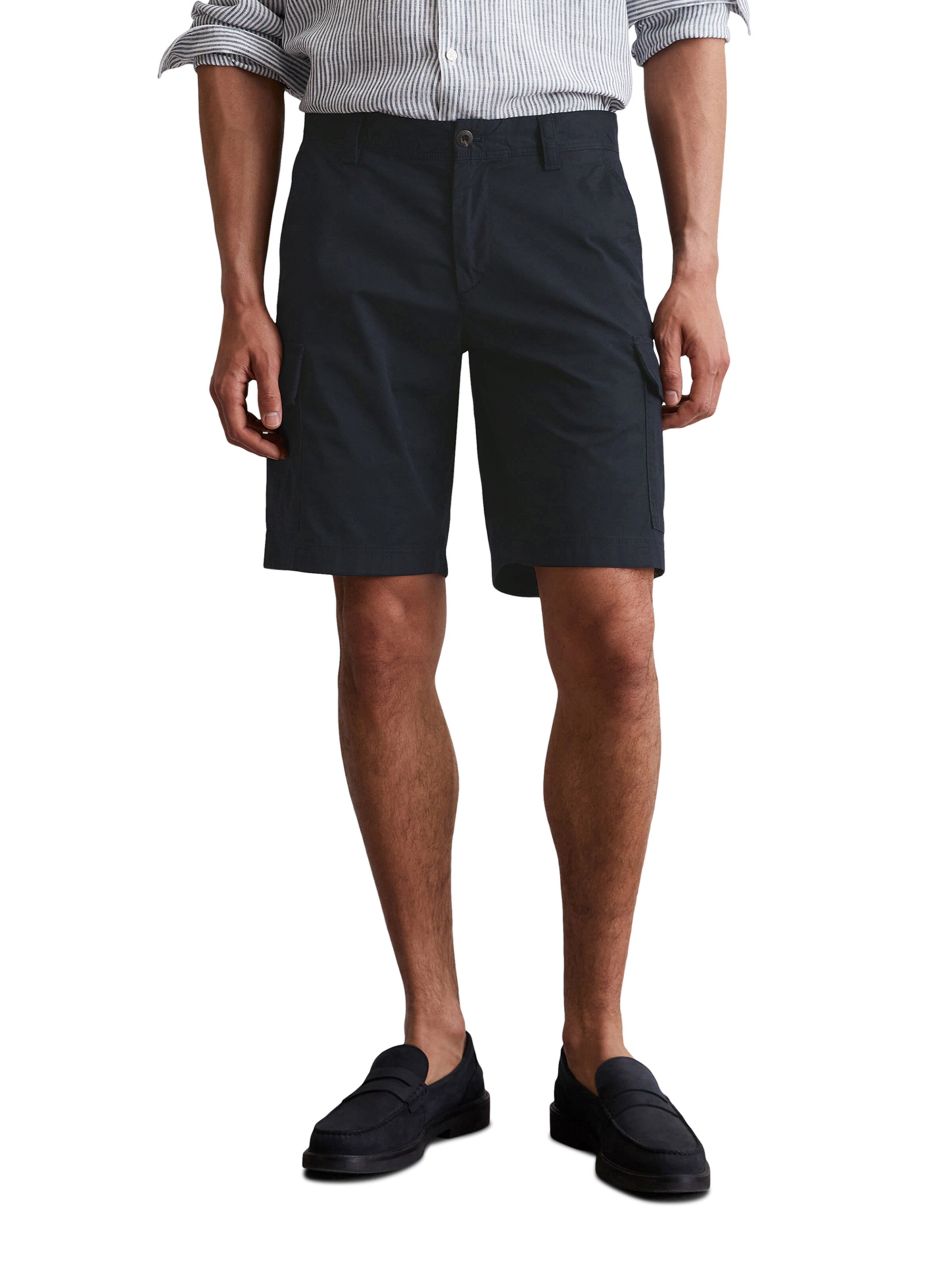 Marc O'Polo Regularen Hlače 'Reso' | modra barva: sprednja stran