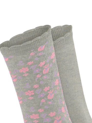 ESPRIT Socken 'Flower Meadow 2-Pack'‌‌‌‌‌‌‌‌ in Grau