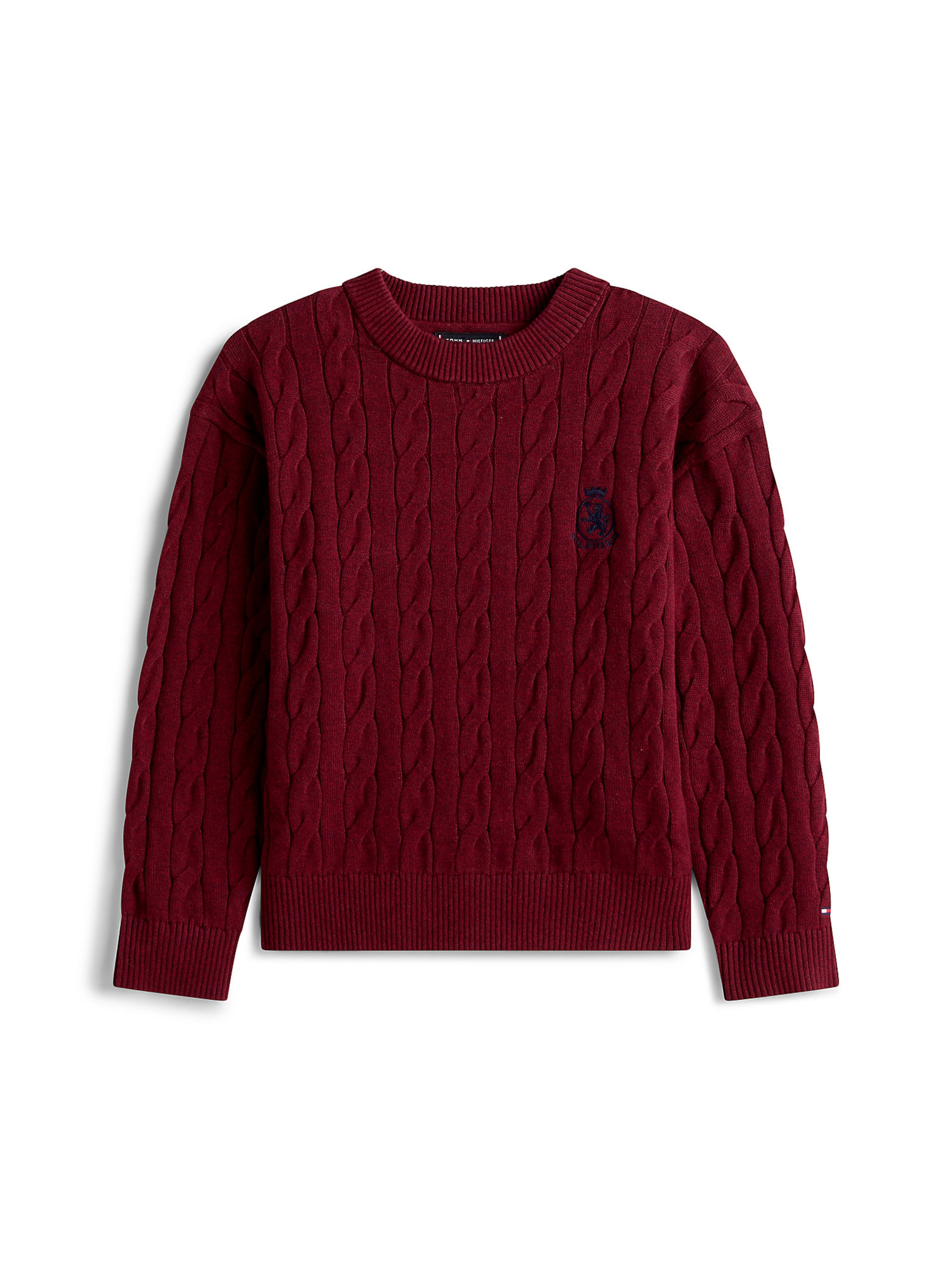 TOMMY HILFIGER Pullover in Rot: Vorderseite