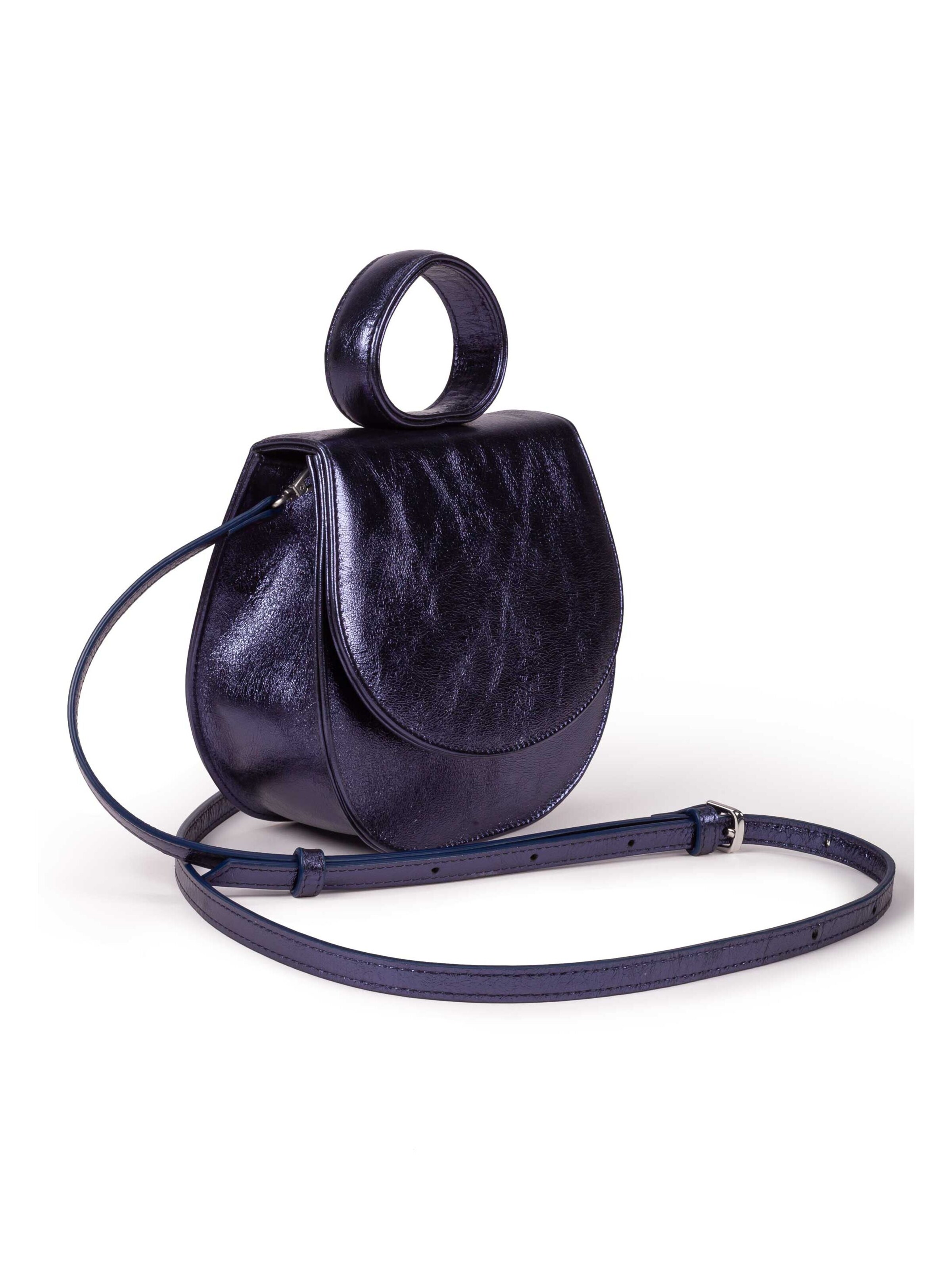 Gretchen Handbag 'Ebony Mini Loop' in Blue