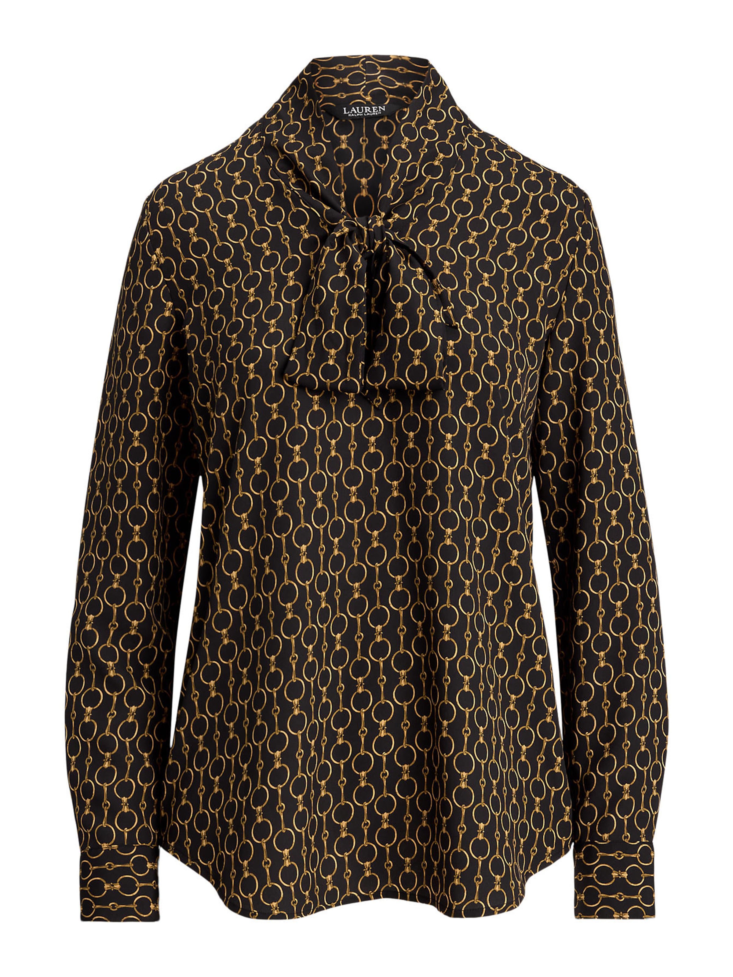 Camicia da donna &#x27;YILVRAY&#x27; di Lauren Ralph Lauren in nero: frontale