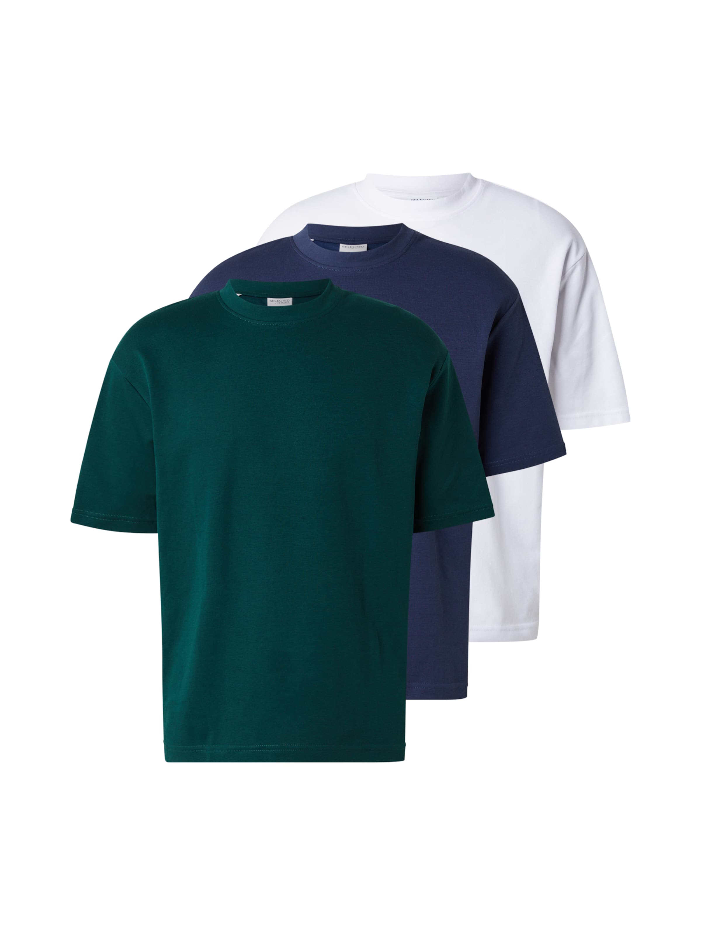 SELECTED Μπλουζάκι 'SLHOSCAR' σε μπλε: μπροστά