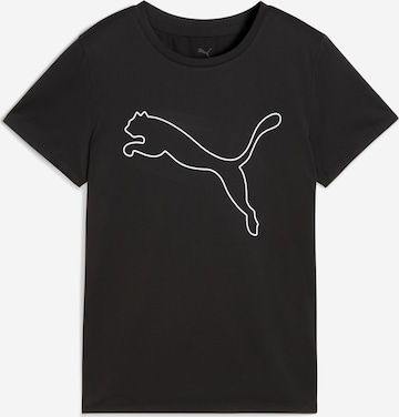 T-shirt fonctionnel 'Tad Essentials' PUMA en noir : devant