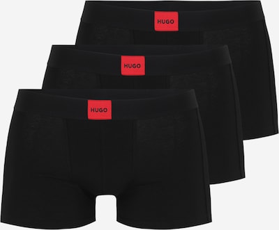 HUGO Boxershorts 'GALAXY' in rot / schwarz, Produktansicht